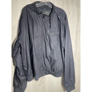 Members Only Jacket Men's Size XxLarge  Vintage 80s Style Iconic Racer Dark Blue